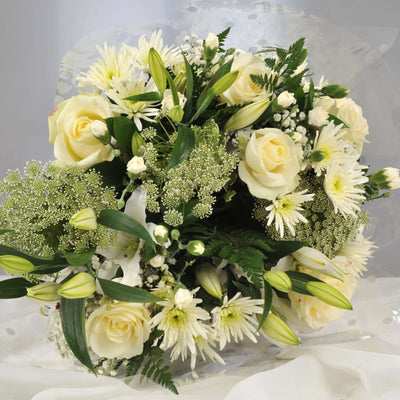 Deluxe White Flower Bouquet