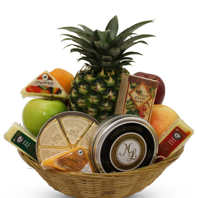 Fruit and Cheese Gourmet Basket